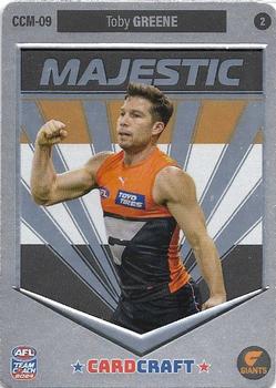 2024 AFL TeamCoach - Card Craft Majestic 2 #CCM-09 Toby Greene Front